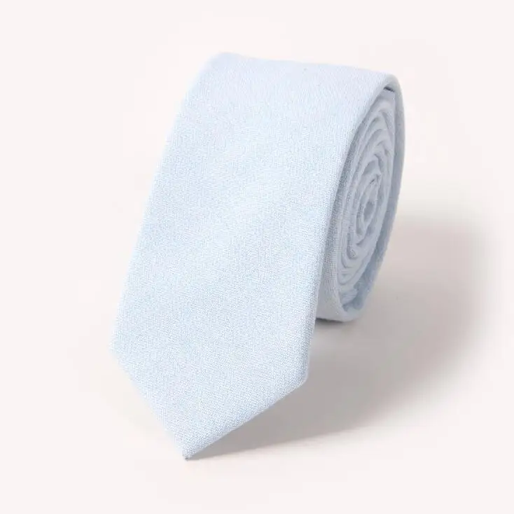 

GUSLESON классический сплошной Цвет тонкий 6,5 см хлопковые разноцветные Галстуки для Свадебная вечеринка бизнес узкий Жених подарок для мужчины