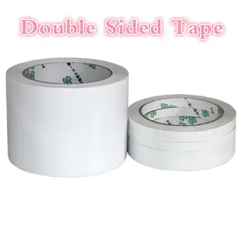 

3/5/10/12/15/20/30/60/100mm Strong Double Sided Adhesive Tape Stickers Paper Ultra-thin High-adhesive Cotton Double Sided Tape