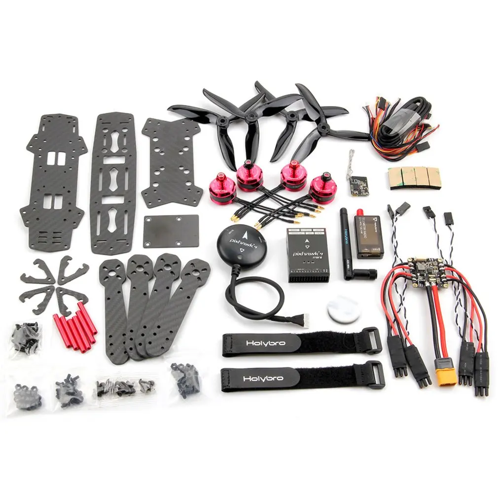 Holybro Pixhawk 4 Mini QAV250 Базовый комплект Радиоуправляемый квадрокоптер Радиоуправляемый Дрон с Pixhawk 4 gps DR2205 KV2300 мотор-433 МГц