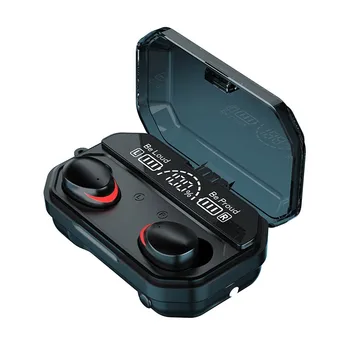 

A17 Waterproof Wireless Bluetooth Earphones TWS 5.1 Touch Control in-Ear Earphone LED Display 9D Stereo Music Sports Headsets