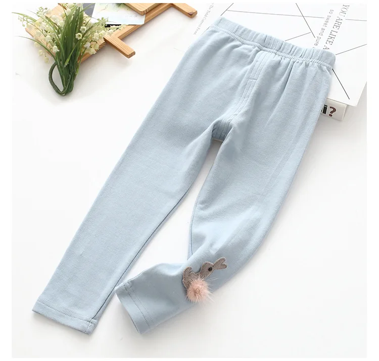 Spring And Autumn New Style GIRL'S Leggings Supplement Furry Bunny Children Trousers