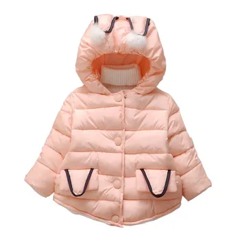 

Baby Parkas Girl Winter Jackets Kids Cartoon Thick Warm Down Parkas Girls Hooded Outwear Coat Toddler Winter Snow Wear Outfits