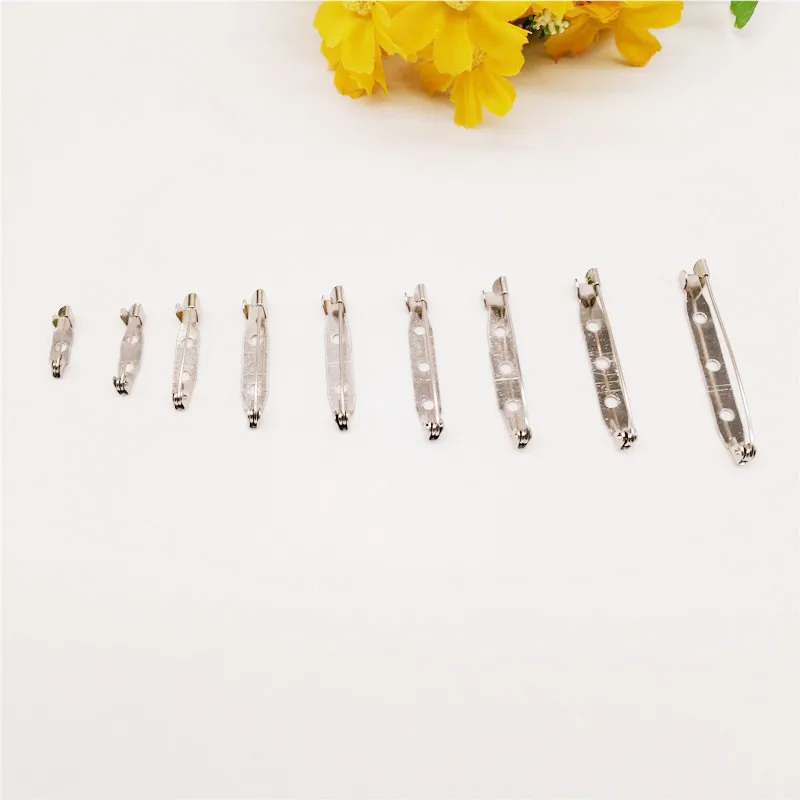 Description Picture 3 of item50-100pcs/Lot Safety Brooch Back Safety Catch Bar Pins DIY Jewelry Findings Safety Pins For Jewelry Making Accessories Supplies