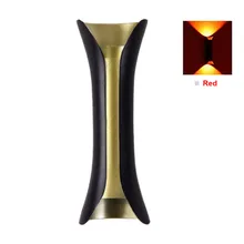 Открытый современный Крытый крыльцо алюминиевый бра Водонепроницаемый светодиодный сад вверх вниз кафе дома настенный светильник декоративный