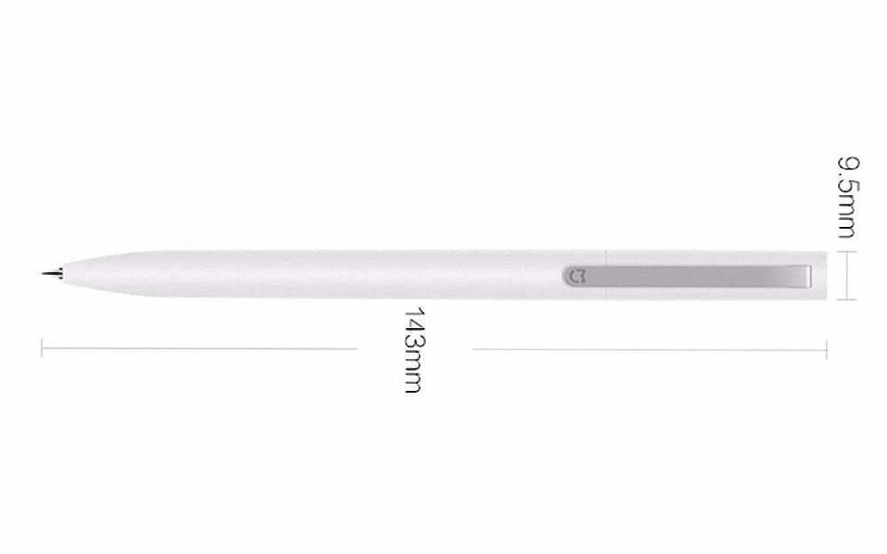Оригинальная ручка Xiao mi, 0,5 мм, швейцарский стержень, 143 мм, роликовый шариковый знак, ручка mi Xiomi, шариковая ручка, черные чернила для ручки