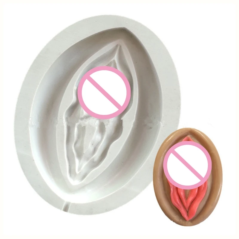 Handamade Female Vagina Mold Sex Silicone Molds for Soap Craft Candle Clay Chocolate Mold Baking Cake Resin Decorating Mould silicone mold