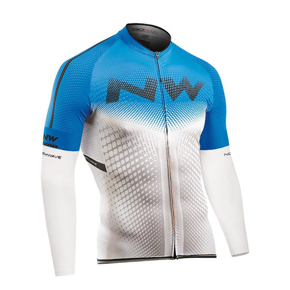 Новое поступление NW велосипедная Pro рубашка с длинным рукавом Осенняя командная одежда для велосипеда Майо MTB Northwave одежда - Цвет: 7