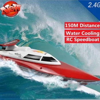 

2.4G Remote Control Boats Electric Boat Bait Cooling High Speed RC Racing boat to With Water Cooling RC Speedboat Toy gifts