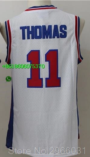 for men A+++ качество мужские взрослых#10 ретро-шорты Dennis Rodman, 11 Исайя майка Thomas Детройта - Цвет: for men