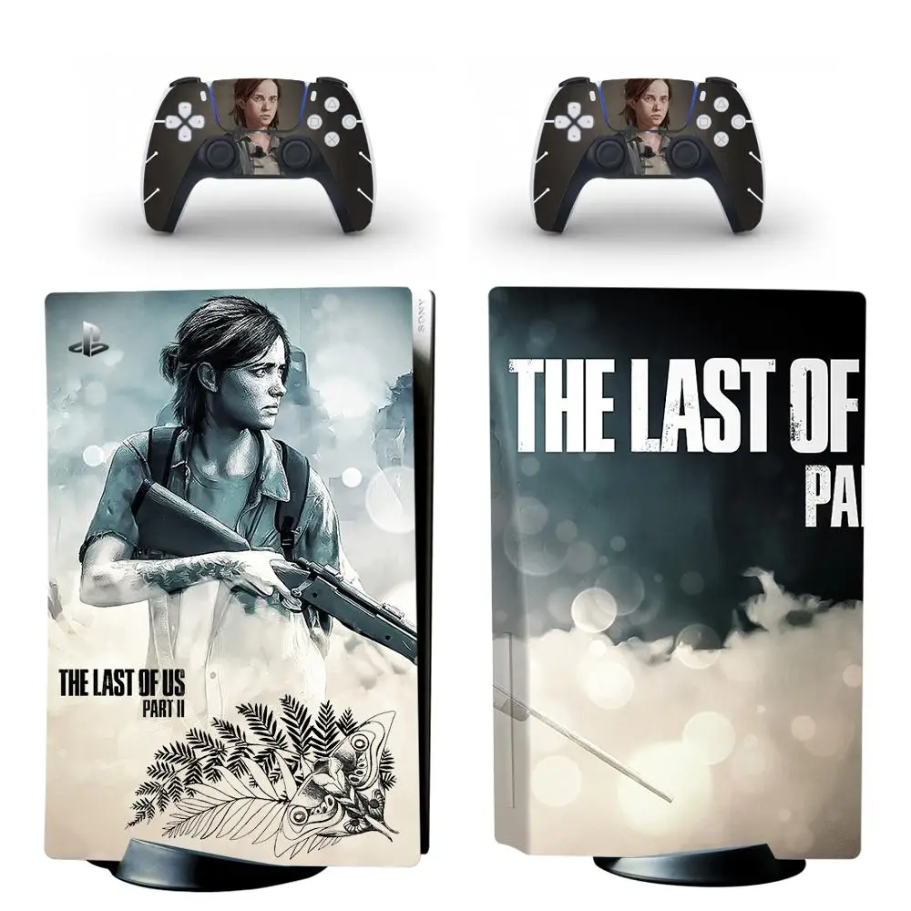 The last of Us PS5 Standard Disc Skin Sticker Decal Cover for PlayStation 5 Console and Controllers PS5 Skin Sticker Vinyl 