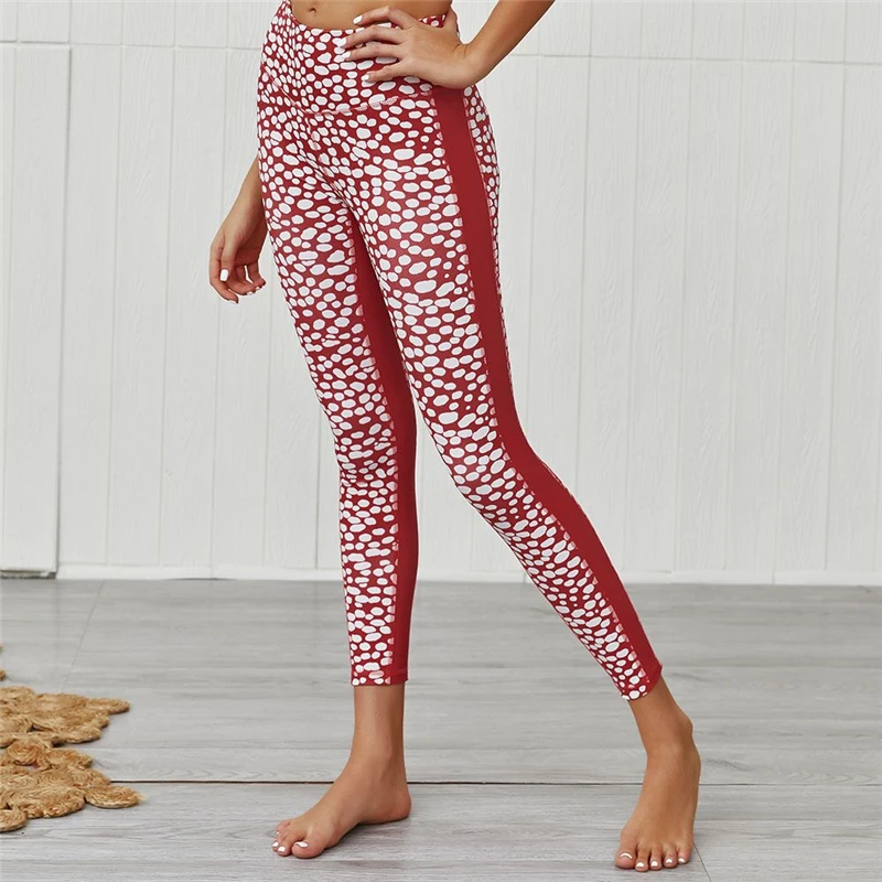 yoga pant 2 Штаны для йоги с принтом пуш-ап и высокой талией, спортивные обтягивающие штаны для фитнеса, леггинсы для занятий йогой, эластичная сухая облегающая женская спортивная одежда для тренировок - Цвет: yoga pant 2
