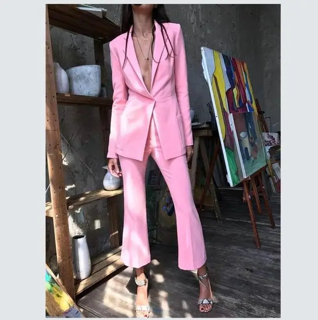 2019-Pink-Formal-Women-s-Office-Fashion-Casual-Suits-Women-Business-Prom-Wedding-Tuxedo-Suits-2