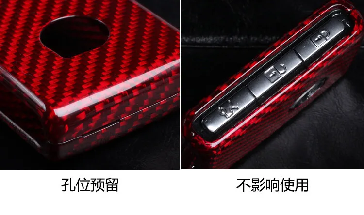 New high quality True carbon fiber car key protection case cover For Volvo XC40 XC60 S90 XC90 V90 T5 T6 T8