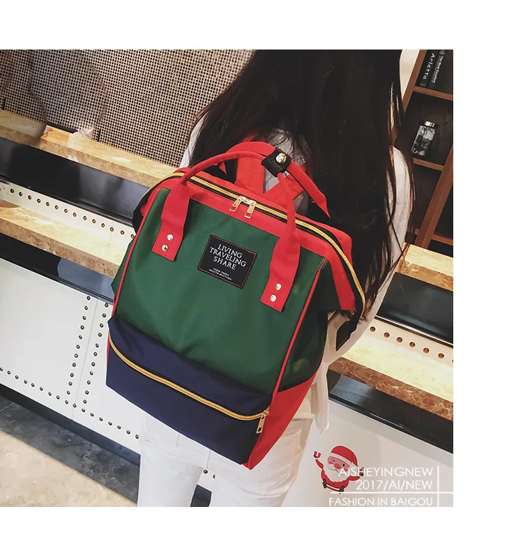 Женский рюкзак, Повседневная Лучшая дорожная сумка, японская школьная сумка с кольцом, модная сумка через плечо для девочек-подростков, рюкзак, рюкзак