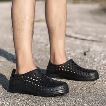 Летние мужские садовые шлепанцы EVA; повседневные модные сандалии с мягкой подошвой для мужчин; легкие шлепанцы; Mule Clog; большой размер 12