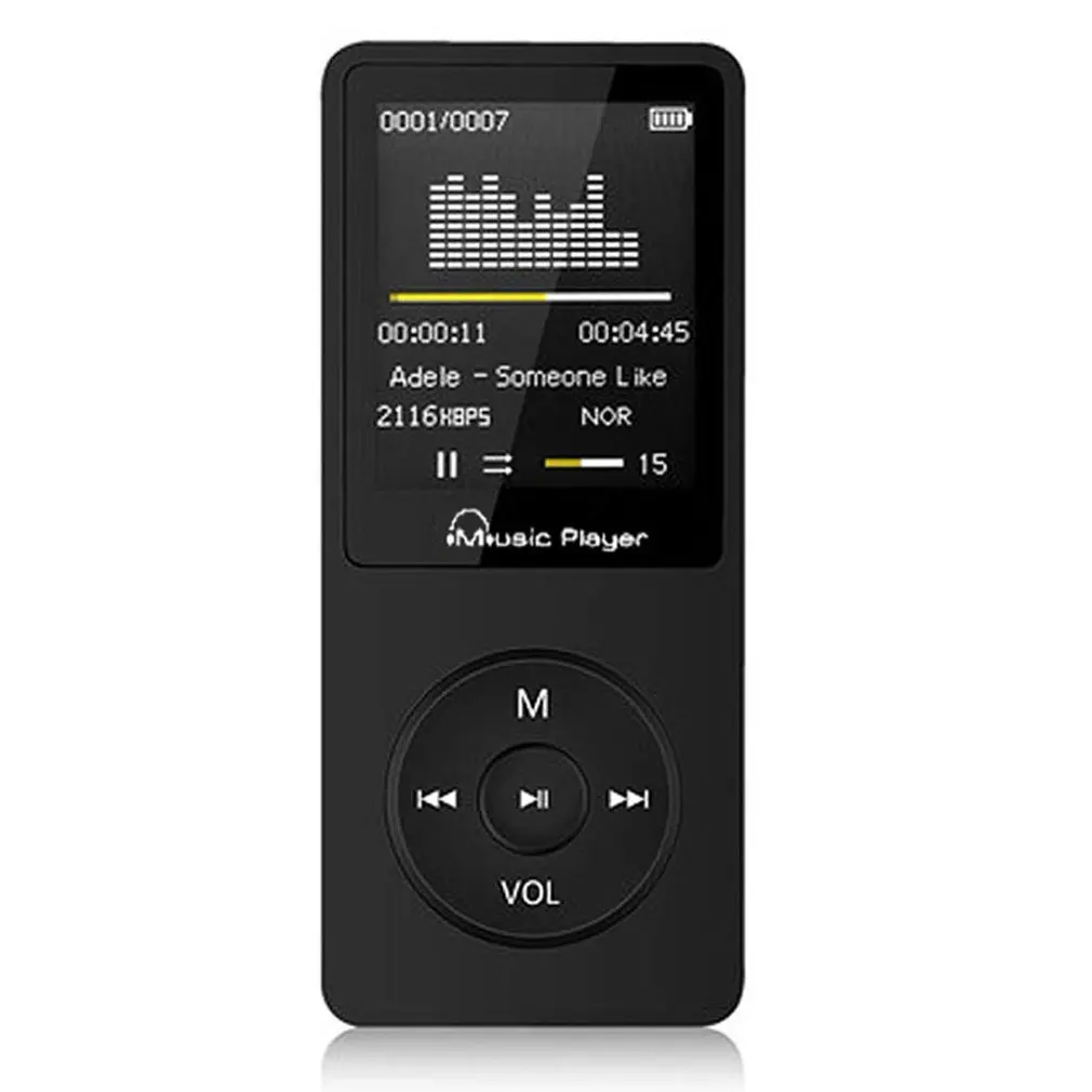 Большой объем памяти MP3-плеер Поддержка 64 Гб музыкальный медиаплеер переносной