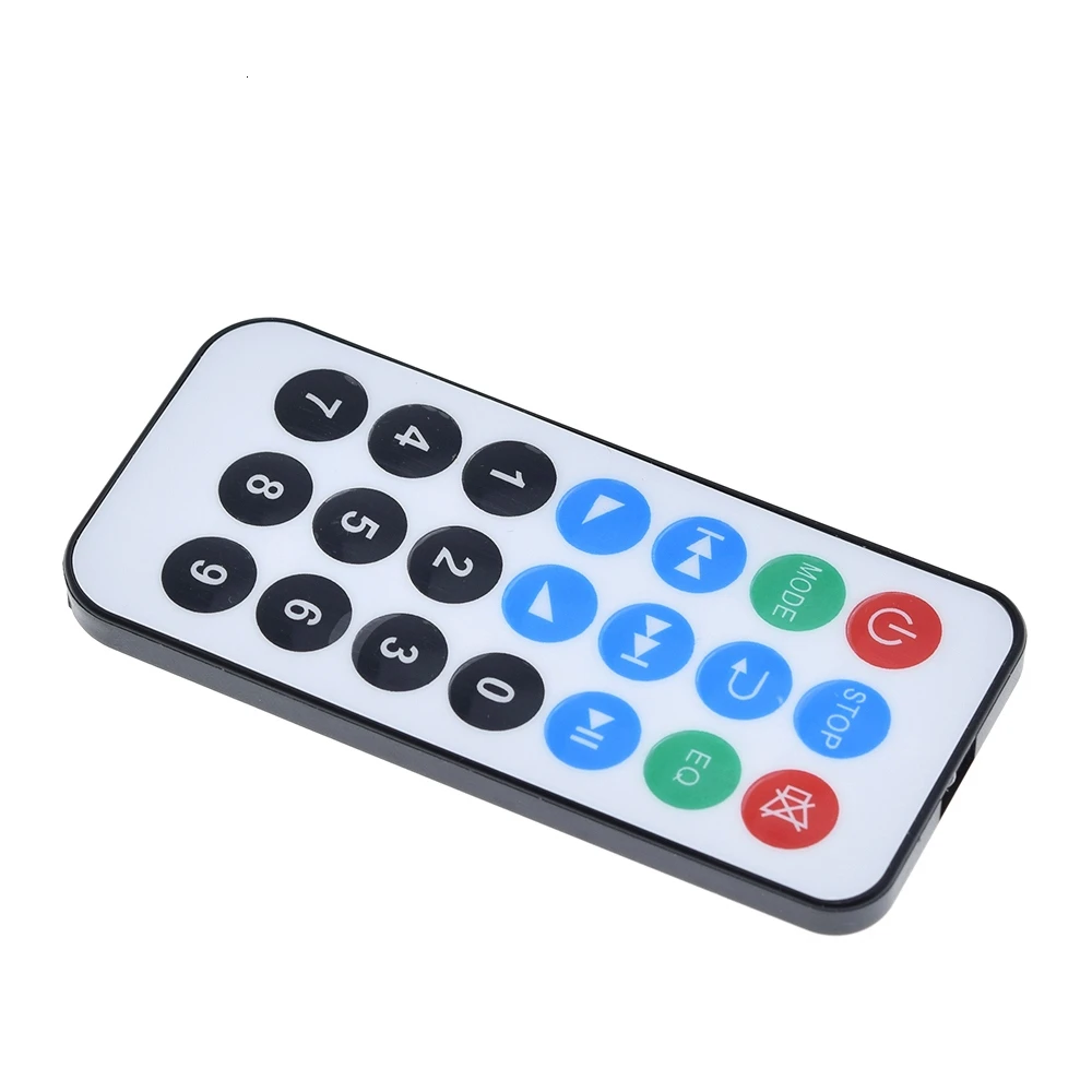 1/3/5 Stück 21-Tasten-MP3-Decoderplatine mit Fernbedienung ohne Batterien – Detail 9