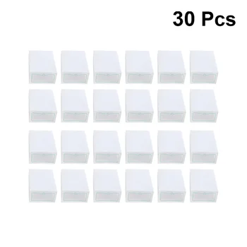 

Shoes Box Plastic Thicken Stackable Shoes Storage Box Shoes Storage Bin Shoe Container for Home Bedroom Living Room