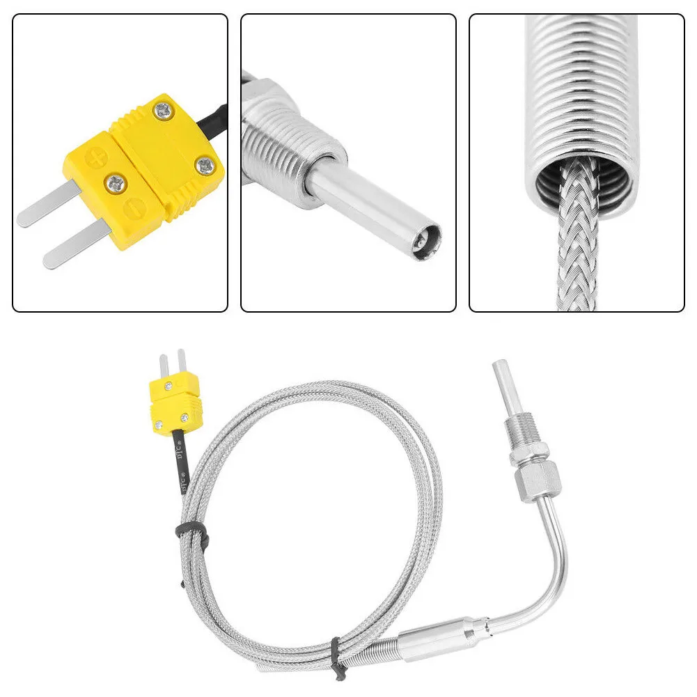 EGT Thermoelement Temperatursensor K-Typ mit 1/8" NPT Kompressionsanschlüssen Gas Temp Sensor Sondenanschluss – Detail 2