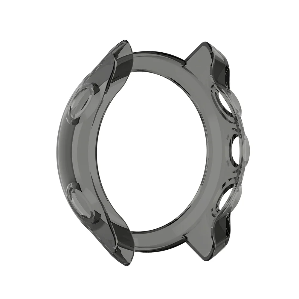black Чехол для часов Garmin Forerunner 245 M/245 TPU, защитный чехол для браслета, сменные противоударные прозрачные Смарт-часы - Цвет: black