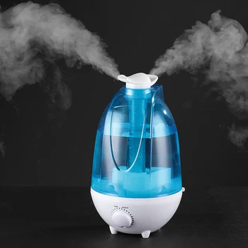 

4L Large Volume Air Humidifier Home Ultrasonic Humidifier Aroma Diffuser Mist Maker Air Purifier Humidificador LED Lamp