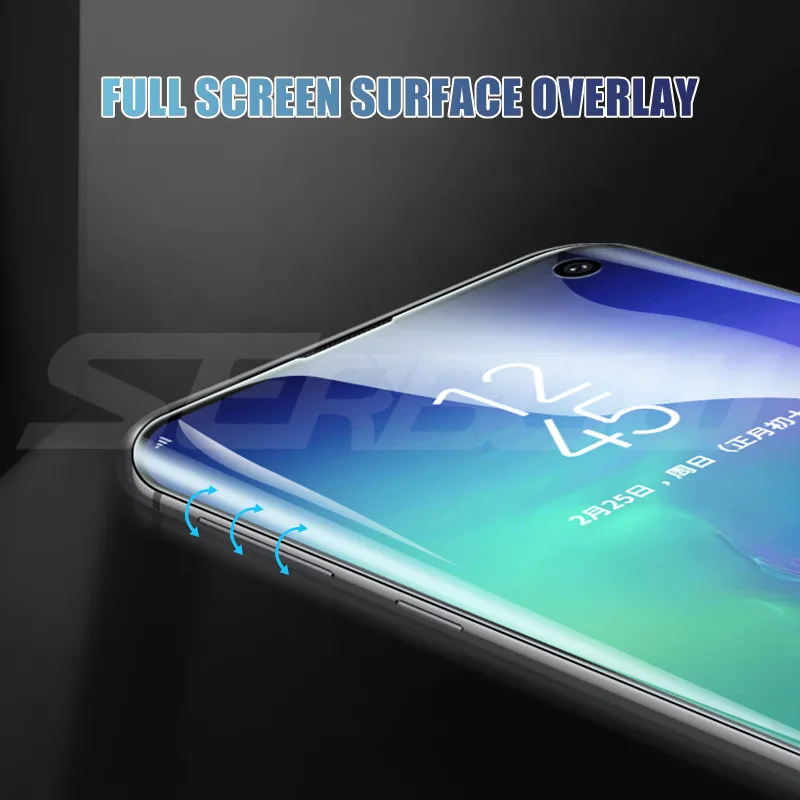 30D полное покрытие мягкая Гидрогелевая пленка для samsung Galaxy S10 S9 S8 Plus Защита экрана для samsung S10 5G S10e Note 9 A6 A8