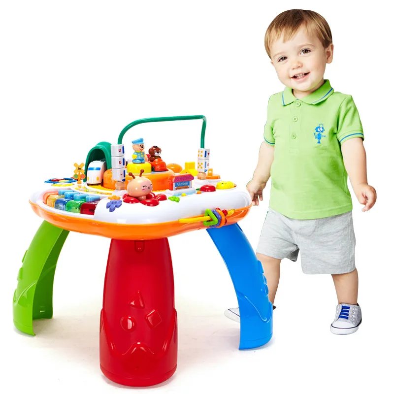 

GOODWAY Game Table Infant Multifunctional Toy Table Baby Chi Yi Early Education Toy CHILDREN'S Study Desk 8866