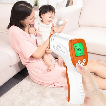 

InStock Digital Thermometer Non-contact Infrared Thermometer Infrared Baby Adult Forehead LCD Backlight Termometro Infravermelho
