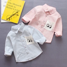 Детские рубашки для мальчиков детская рубашка для маленьких мальчиков, топы с длинными рукавами, хлопковые топы в полоску с надписями и героями мультфильмов для детей от 0 до 4 лет