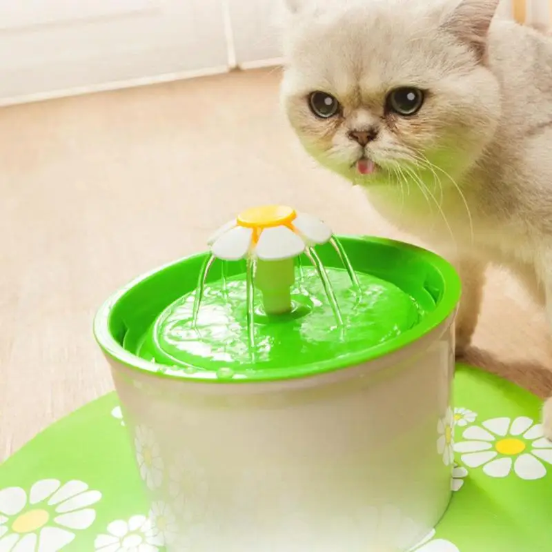 1.6L автоматический фонтан для воды для кошек, бесшумный дозатор для воды для домашних животных, собак, домашних животных, большая Весенняя поилка для кошек, автоматический питательный фильтр для напитков