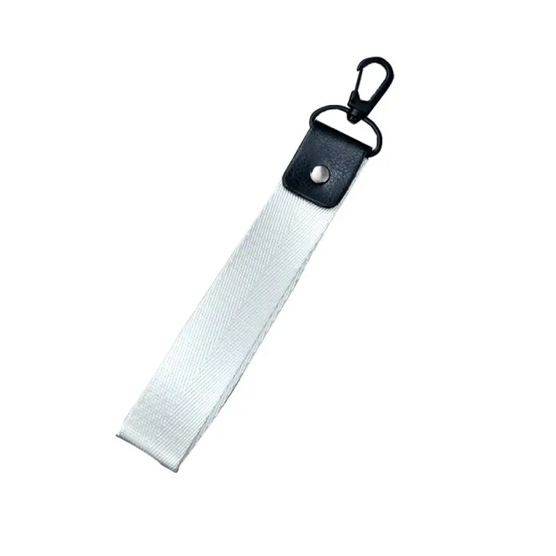 Регулируемый ручной ремешок для запястья для телефона камеры USB флеш-накопители ключи Keycord ID Card брелок - Цвет: W