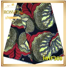 Женское платье DIY восковая ткань RONVITAL распродажа африканская печать Высокое качество хлопок Материал DIY ткани 6 ярдов/партия
