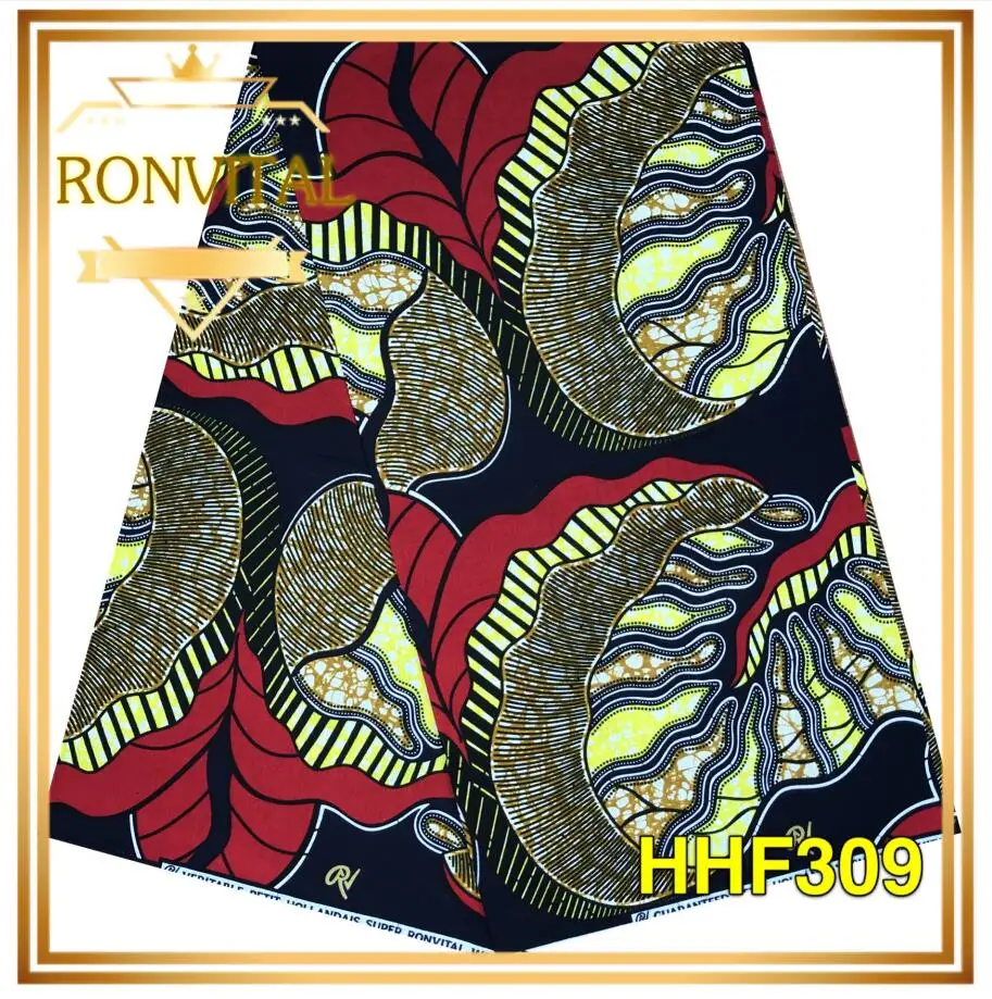 

LADY DRESS DIY WAX FABRIC RONVITAL SALE AFRICA PRINTING HIGH QUALITY 100% COTTON MATERIAL DIY FABRICS 6YARDS/LOT FREE SHIPPING