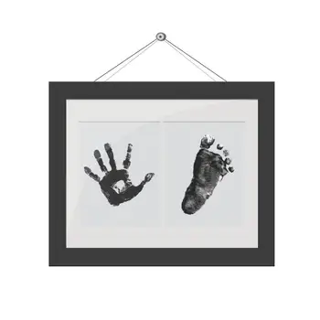 

Baby Handprint Footprint Watermark Non-Toxic Newborn Imprint Casting Hand Inkpad Special Process Clear and True Printing