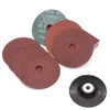 Discos de lijado de fibra abrasivo para amoladora angular, 5/10/20 piezas, 4 '', 100mm x 16mm, 24 - 120 de grano ► Foto 2/4