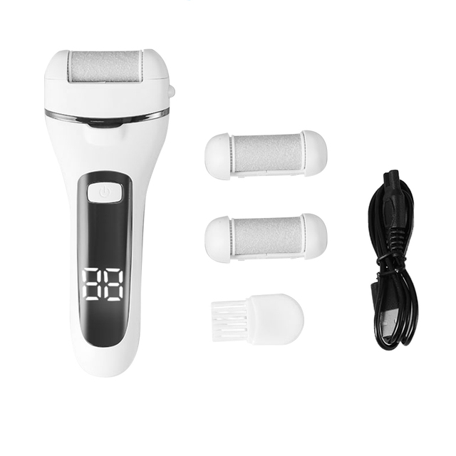 Electric Foot Grinder LED Screen Display Pedicure Device Removing Cracks Dead Skin Foot Pedicure Tool Electric Foot File