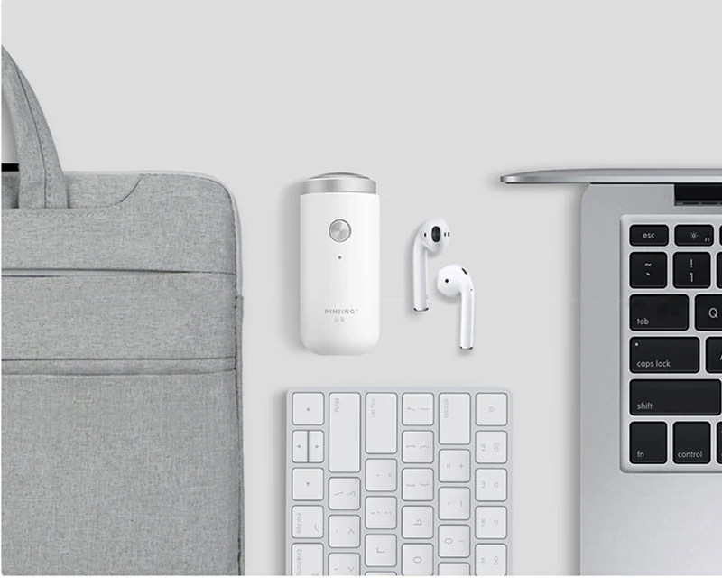 Xiaomi ED1 мини электробритва для мужчин, портативные мужские бритвы, насадка для сухого влажного бритья, моющийся триммер для бороды, удобный
