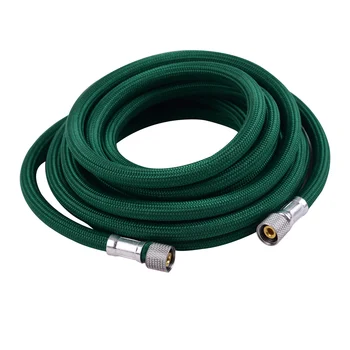 

3m/10ft Textile Braided Airbrush Hose Woven Pump Pipe with Standard 1/8 inch Adaptor Fitting on both Ends
