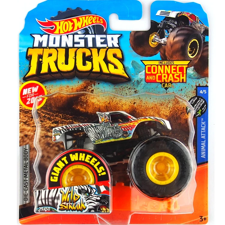 Оригинальные гигантские колеса Hot Wheels 1:64 сумасшедшая варварская монстра