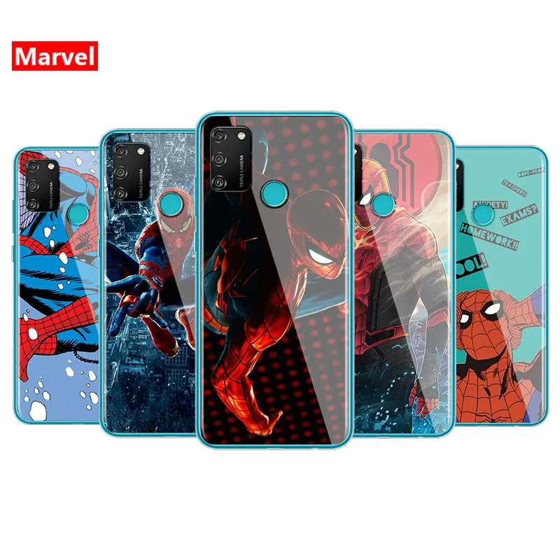Мягкий силиконовый чехол для телефона из ТПУ с принтом Marvel Мстители Человек-паук