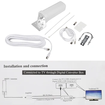 

4G LTE antenna 3G 4G external antennna outdoor antennas F Male with 10m extension cable for 3G 4G router modem 25DBI LTE antenna