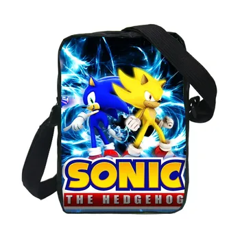 

Anime Beautiful Daily Shoulder Bag Cartoon Sonic Shoulder Bag Beautiful Children Boys Girls Casual Handbags