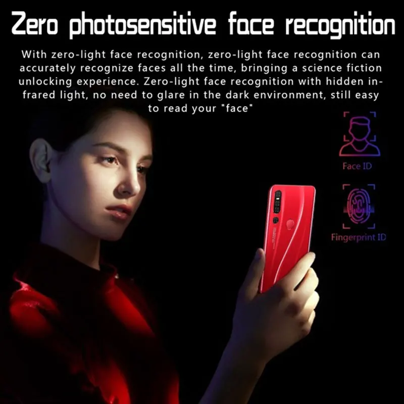 SOYES P30 Pro Mobile Phone Android RAM 2GB ROM 32GB Face ID Fingerprint Smartphone 6.3 inch 2 Sim card Beauty Camera Wifi phone
