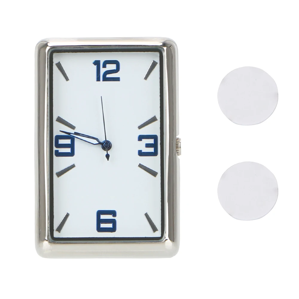 High Quality Automobiles Car Decoration Clock Watch Car Interior Electronic Quartz Watch Double-sided Sticker Car Decoration