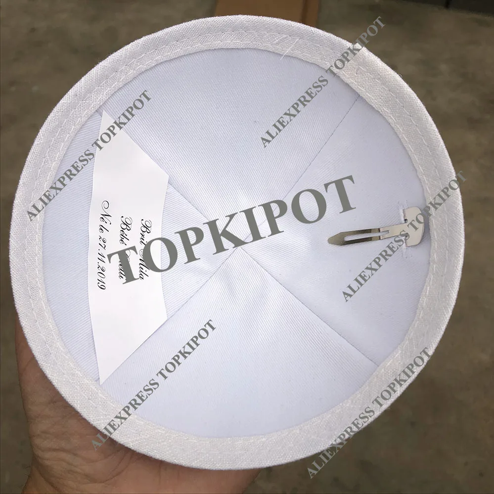 Льняной кипот, киппот, КИППА колпачки, ярмункс, CIPA, свадебные иудейские шапки
