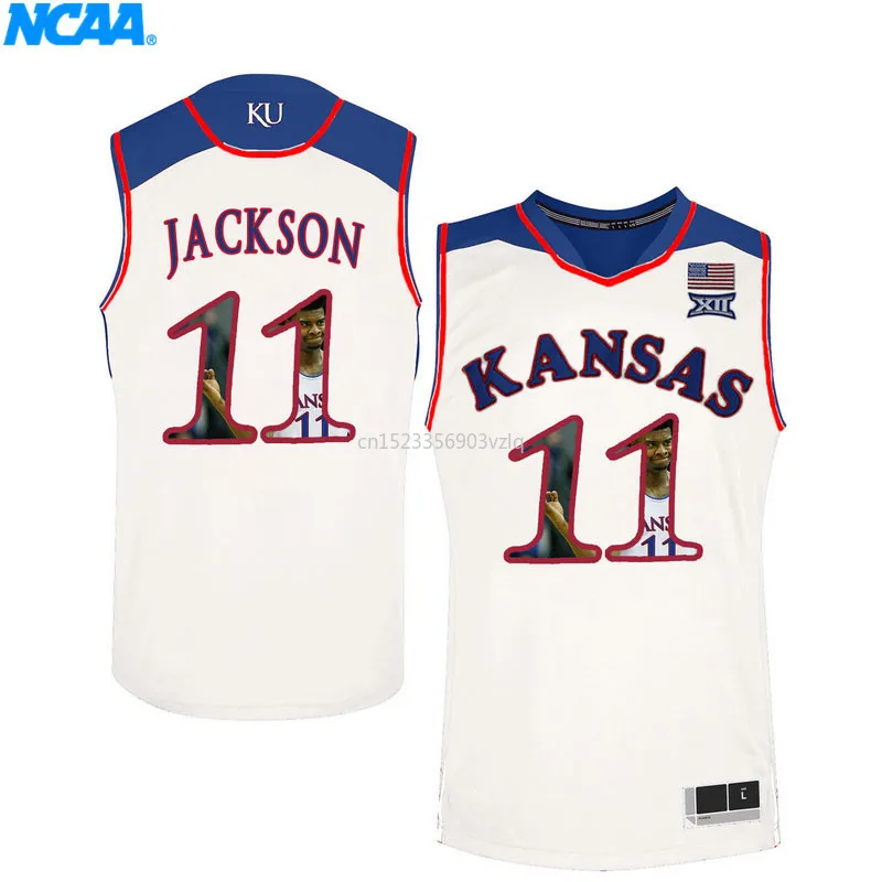 Новое поступление высокое качество Kansas Jayhawks Mason III#0 Young#21 футболка колледжа Джерси S-XXXL