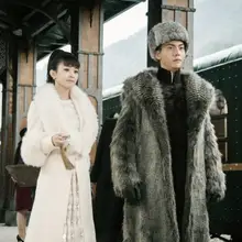 Осенняя кожаная куртка из искусственного меха норки, мужской Тренч, зимнее утолщенное теплое меховое кожаное пальто, мужские свободные куртки, модные B242