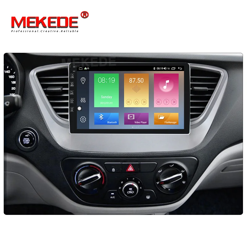 4G+ 64G Android 10 4G lte автомобильный радио мультимедиа аудио плеер gps навигация для hyundai Solaris Verna 2din без dvd wifi