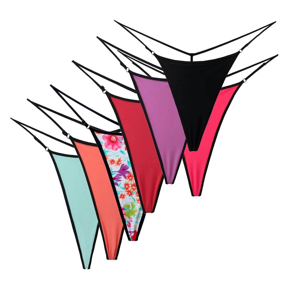 Costume Da Bagno Bikini Sfacciato T-Back Da Donna Bikini Perizoma Micro String Costumi Da Bagno Donna Vintage Biquini Brasiliano Costume Da Bagno Segr