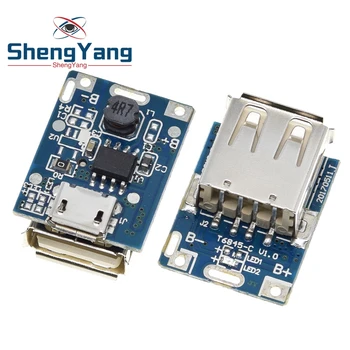 

5pcs 5V Boost Converter Step-Up Power Module Lithium Battery Charging Protection Board LED Display USB For DIY Charger 134N3P